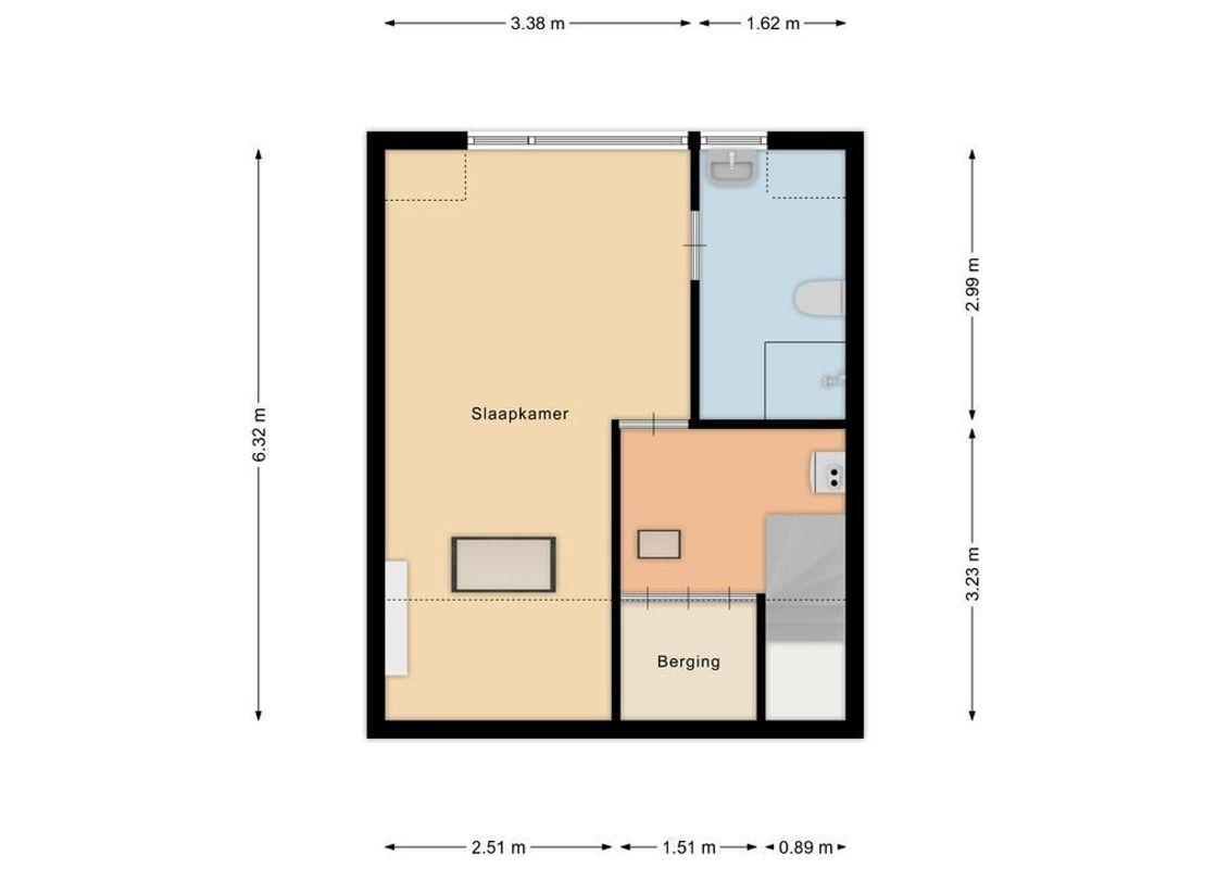 Bolksbeekstraat 6-BIS Floorplan Blur 2