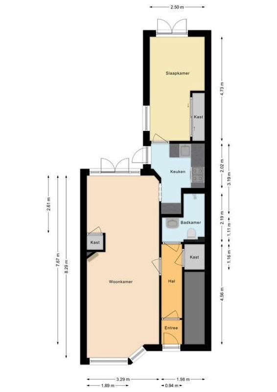 Burgemeester van Tuyllkade 48 Floorplan Blur 1