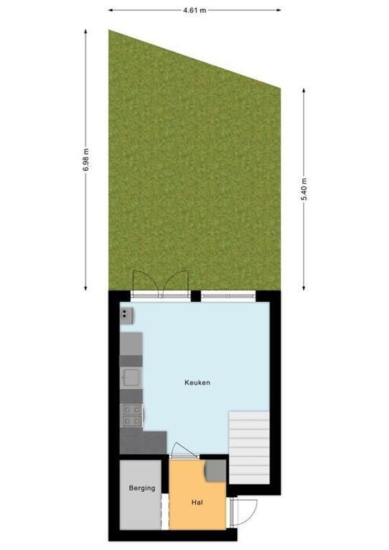 Oosterstraat 17-A Floorplan Blur 1