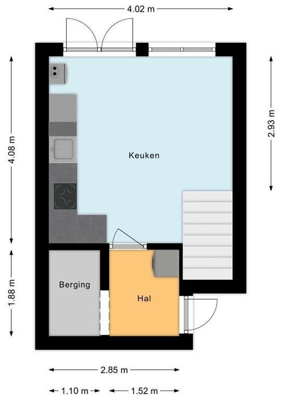 Oosterstraat 17-A Floorplan Blur 0