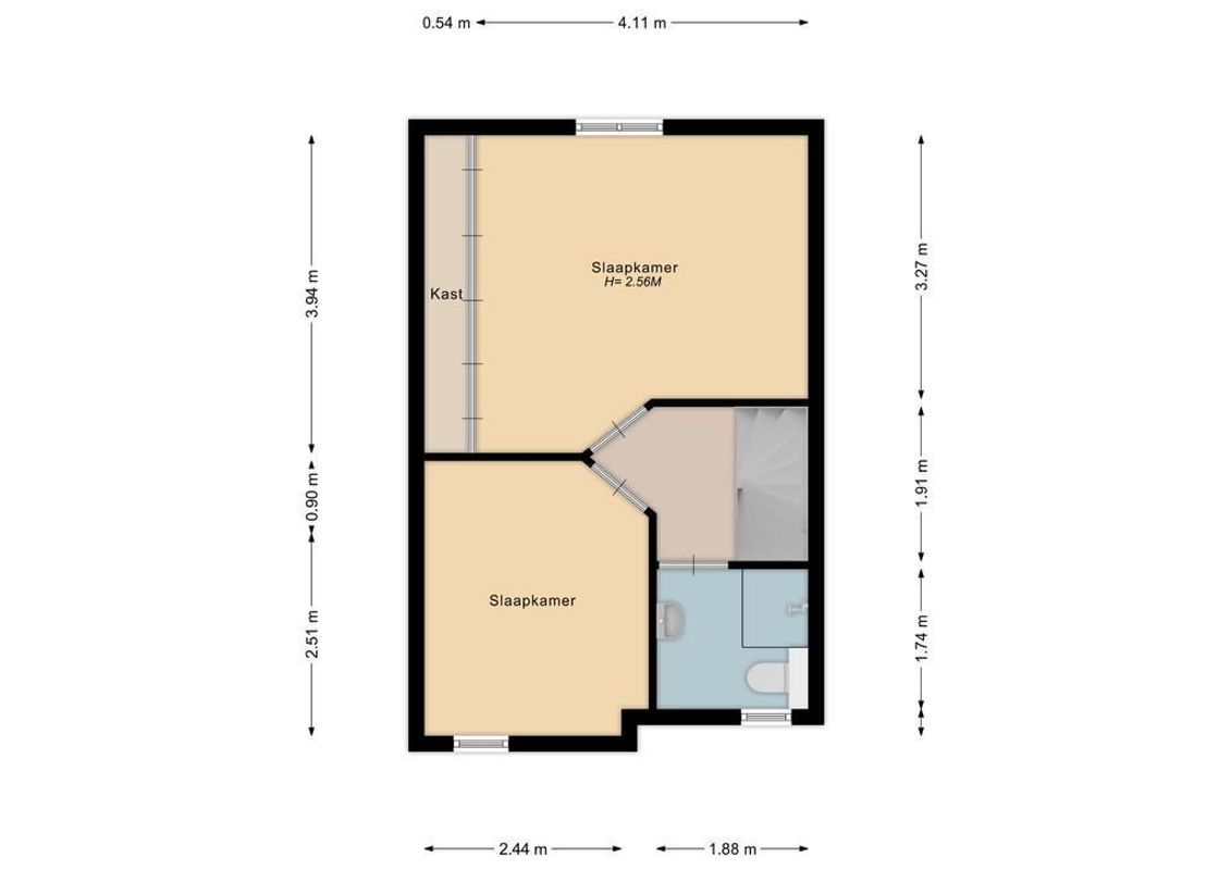 Marconistraat 4 Floorplan Blur 1