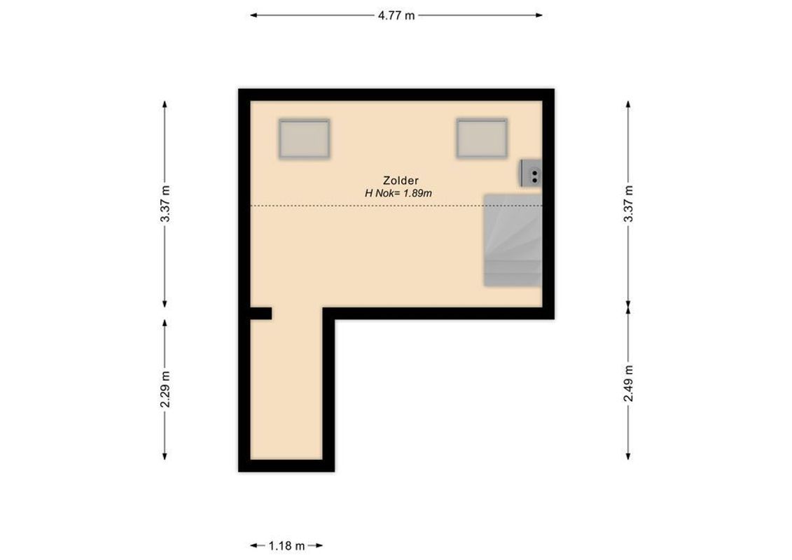 Marconistraat 4 Floorplan Blur 2
