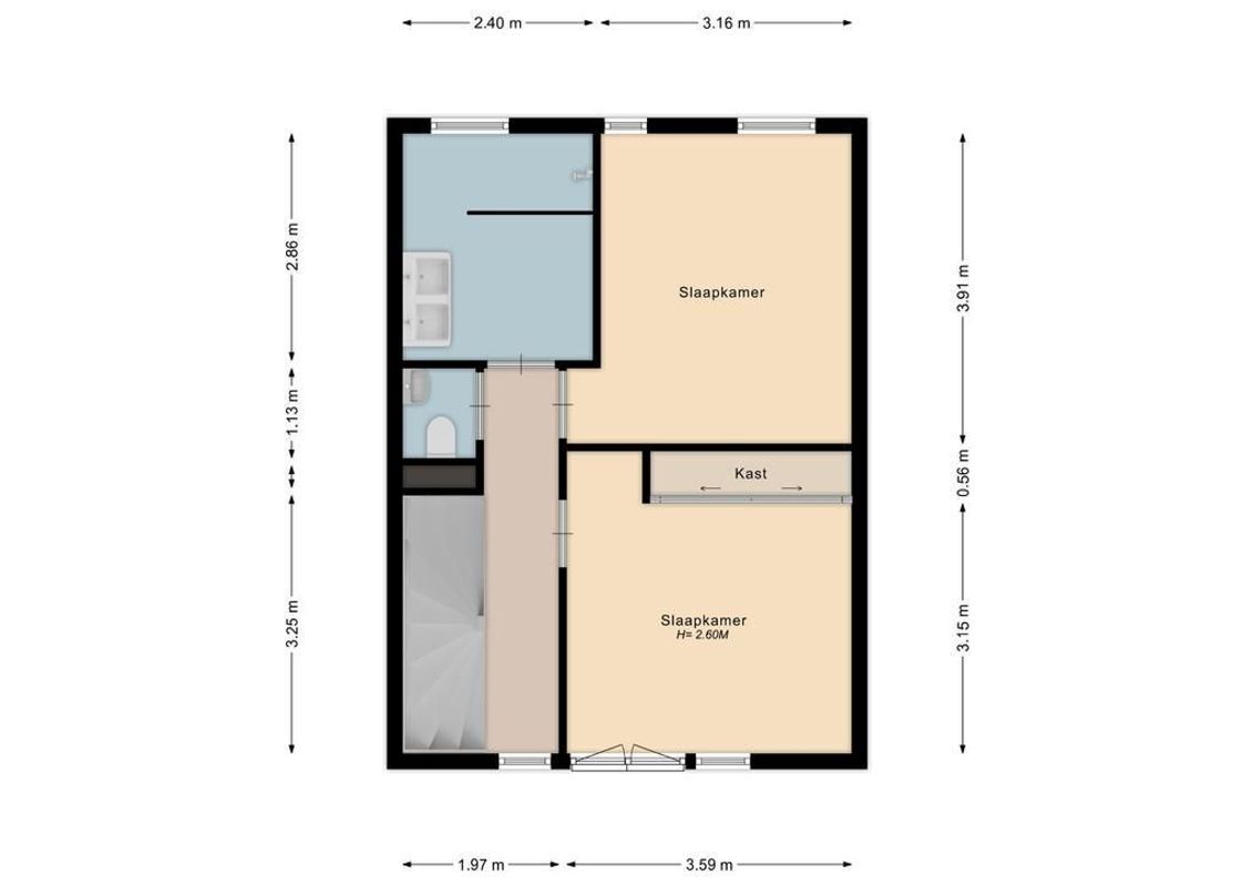 Paul Citroenstraat 29-A Floorplan Blur 1