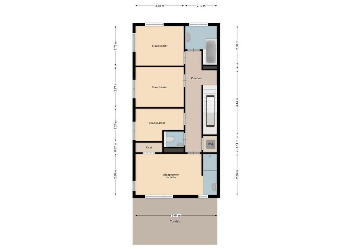 Prinses Arianelaan 35 Floorplan Blur 1