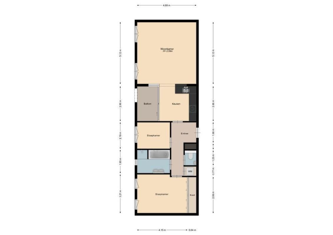 Voorsterbeeklaan 150 Floorplan Blur 0