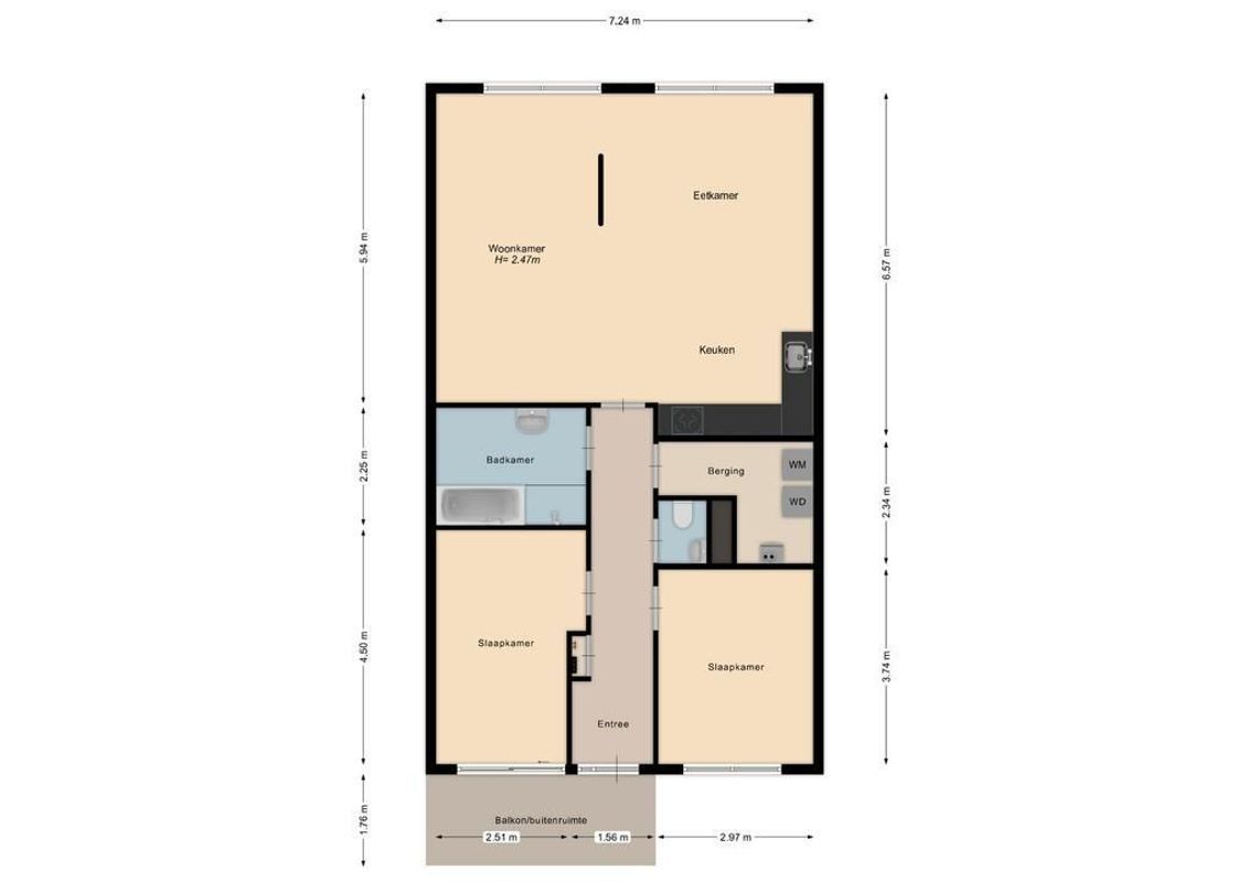 Merelstraat 84 Floorplan Blur 0