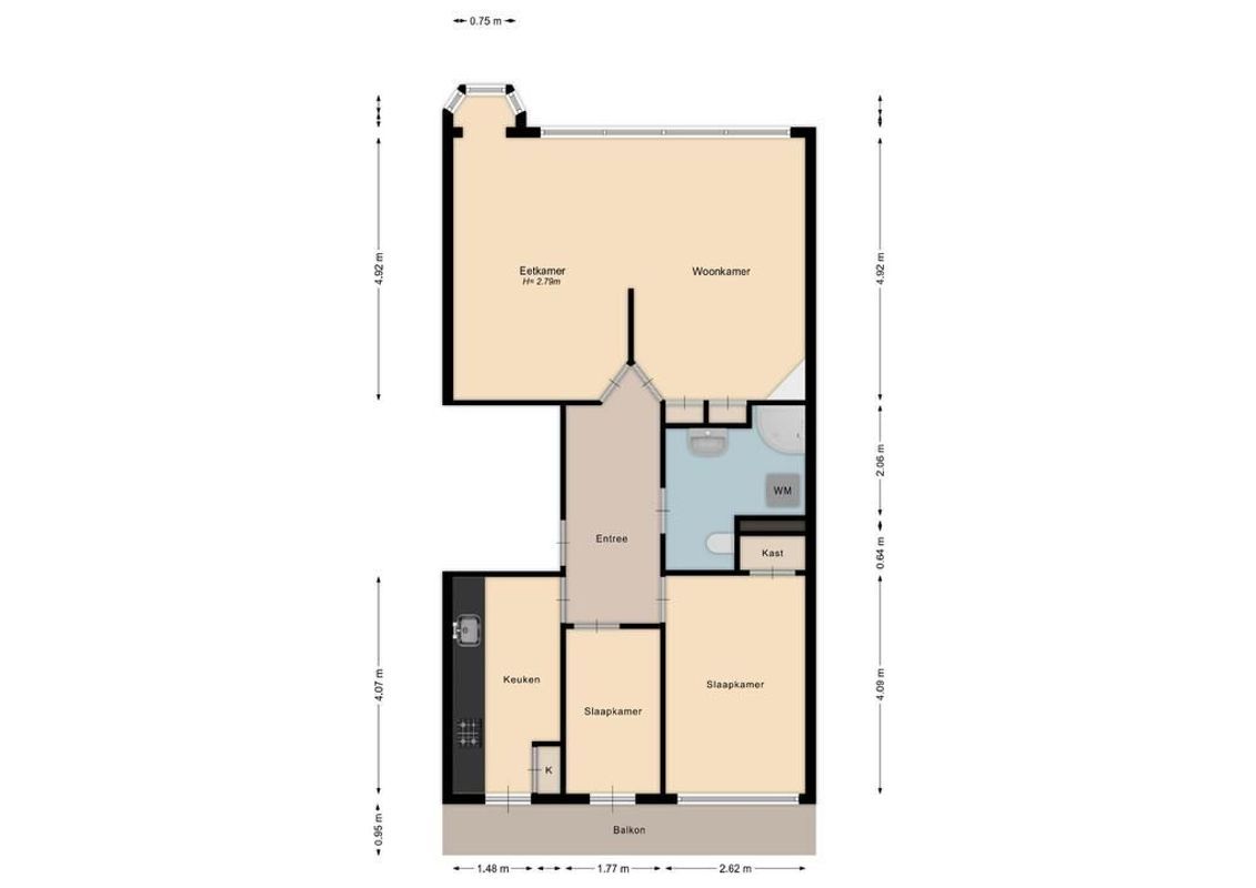 Van Riebeeckstraat 20-BS Floorplan Blur 0