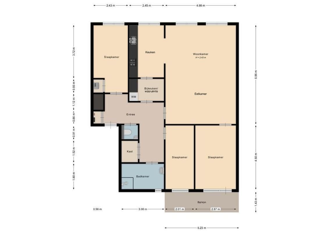 Vleutenseweg 275-C Floorplan Blur 0