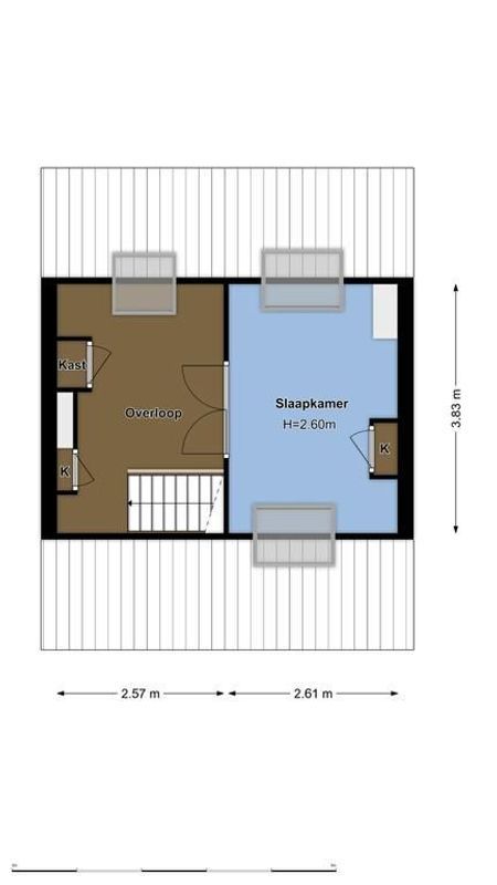 Dantelaan 52 Floorplan Blur 3