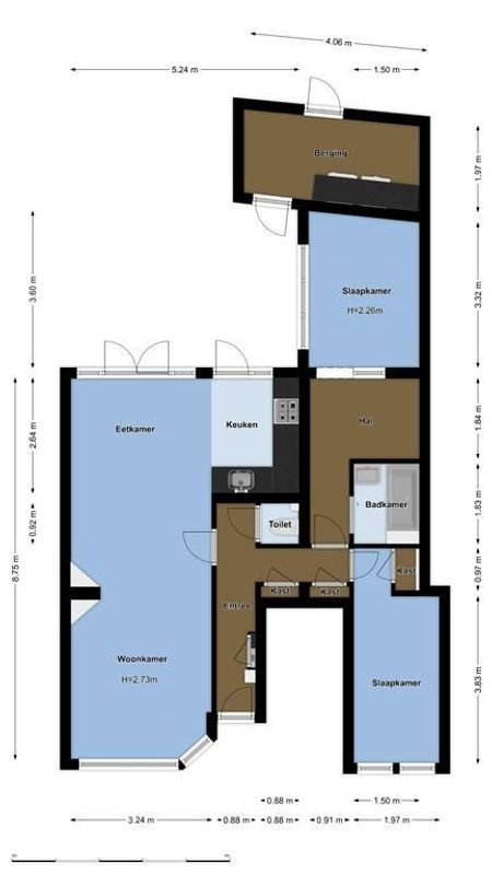 Kneppelhoutstraat 22 Floorplan Blur 1