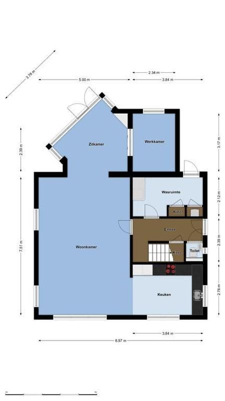 Bilderdijklaan 128 Floorplan Blur 1