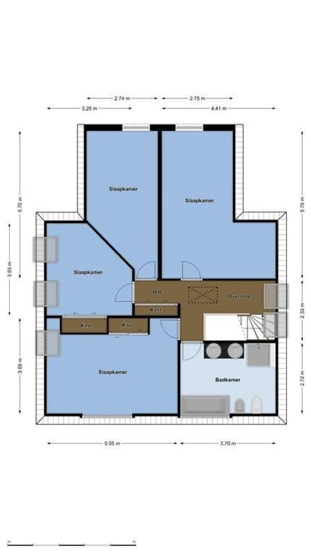 Bilderdijklaan 128 Floorplan Blur 3