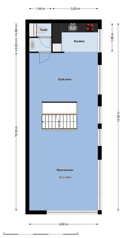Klifrakplantsoen 148 Floorplan Blur 1