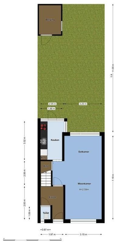 Rietstraat 5 Floorplan Blur 0
