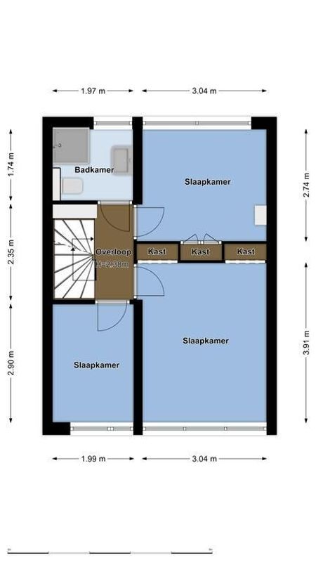 Rietstraat 5 Floorplan Blur 2
