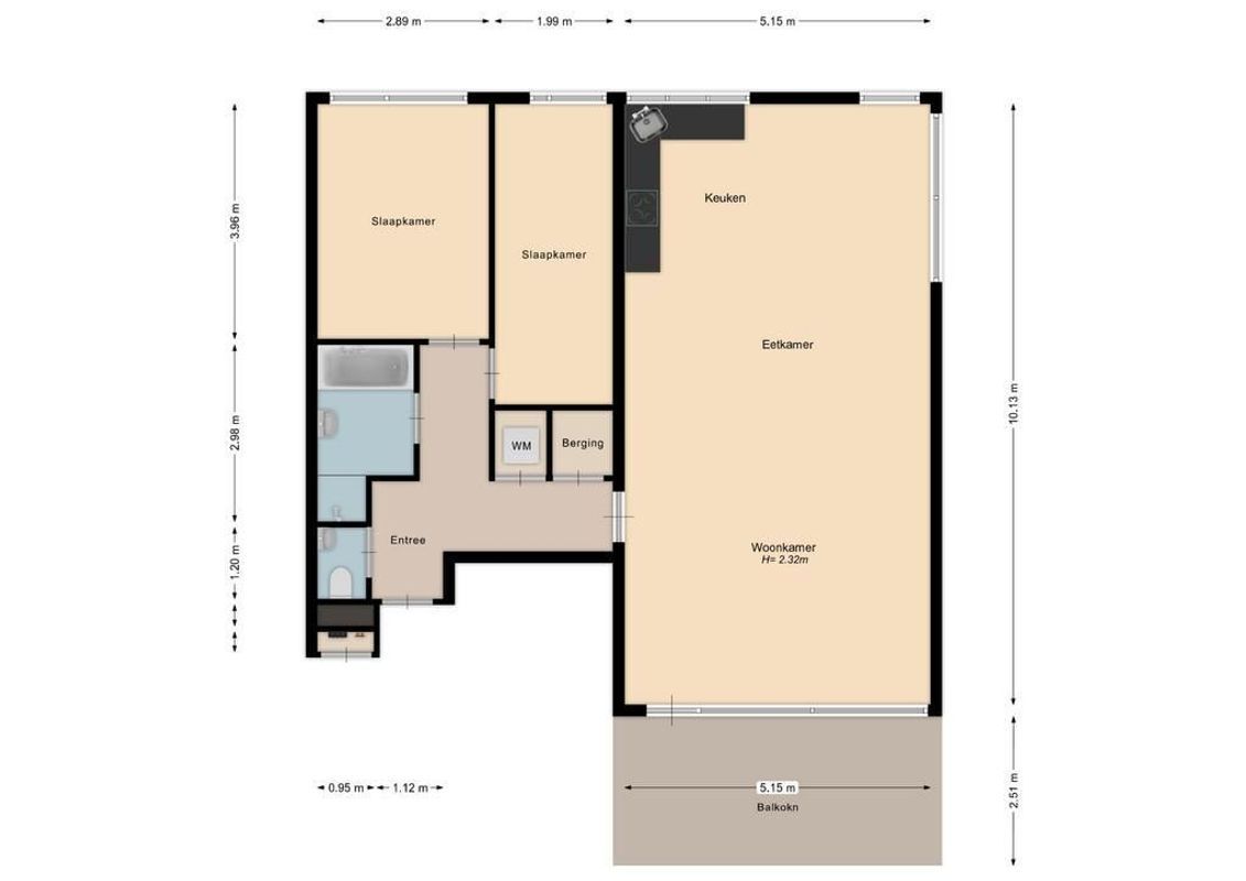 Vondellaan 206 Floorplan Blur 0