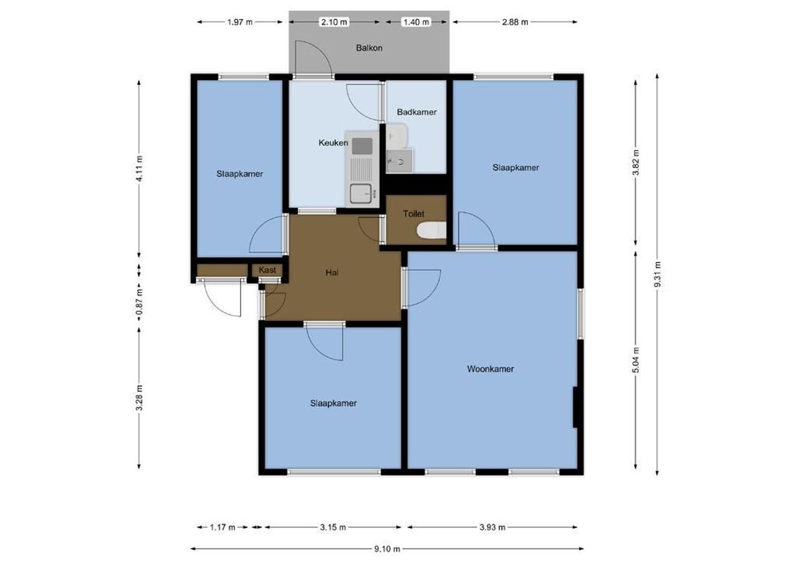 Van Bijnkershoeklaan 225 Floorplan Blur 0
