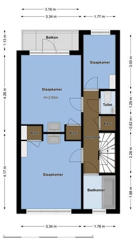 Linnaeuslaan 12 Floorplan Blur 3