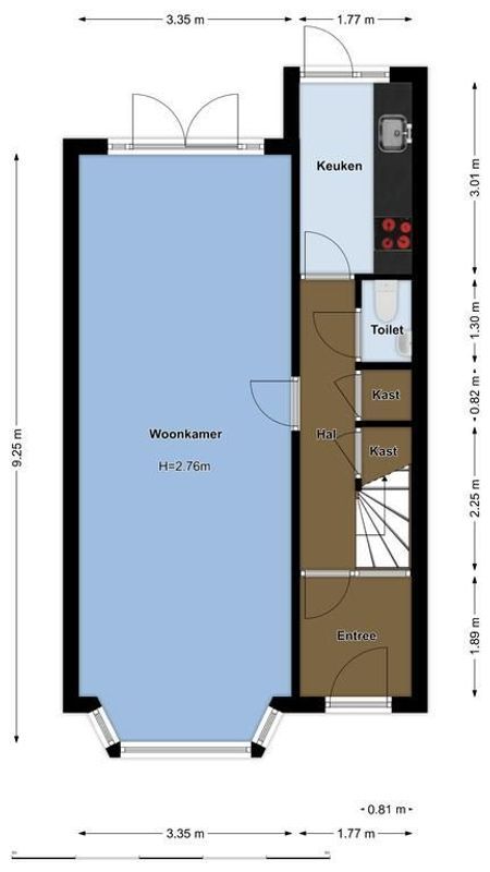 Linnaeuslaan 12 Floorplan Blur 1