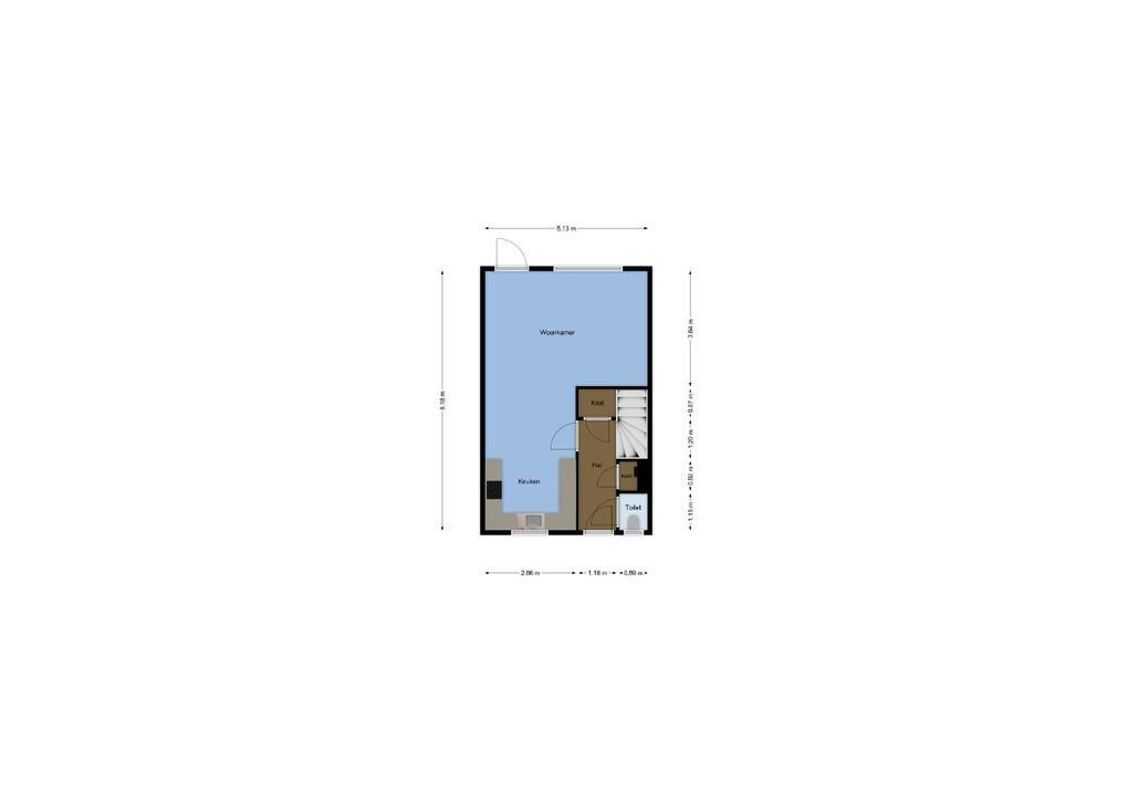 Olof Palmelaan 120 Floorplan Blur 1