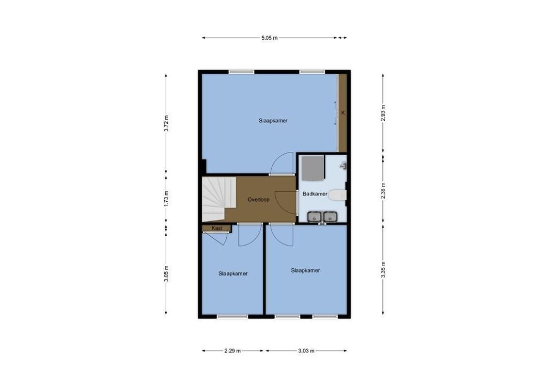 Croesestraat 76-BS Floorplan Blur 1