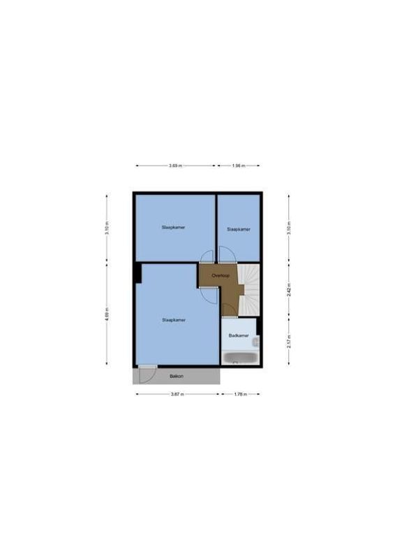 Zonneplein 25 Floorplan Blur 2
