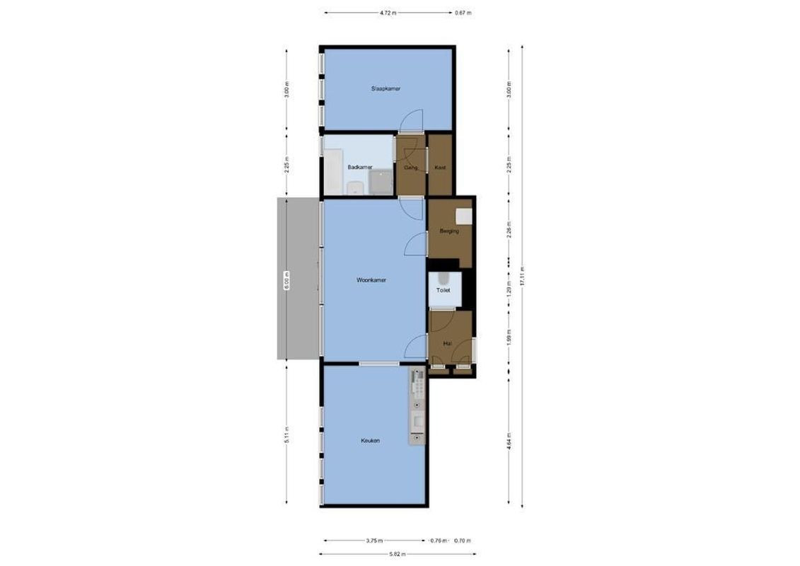 Voorsterbeeklaan 58 Floorplan Blur 0