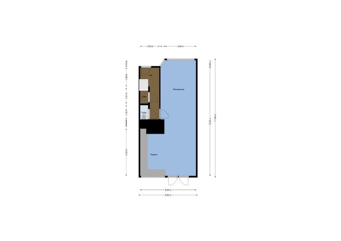 Jakob Grimmstraat 18 Floorplan Blur 0