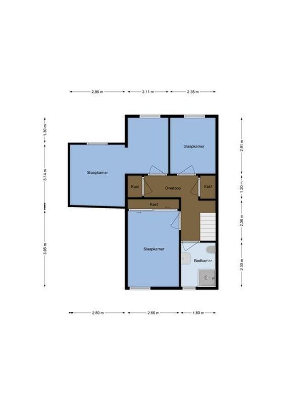 Steve Bikostraat 93 Floorplan Blur 2