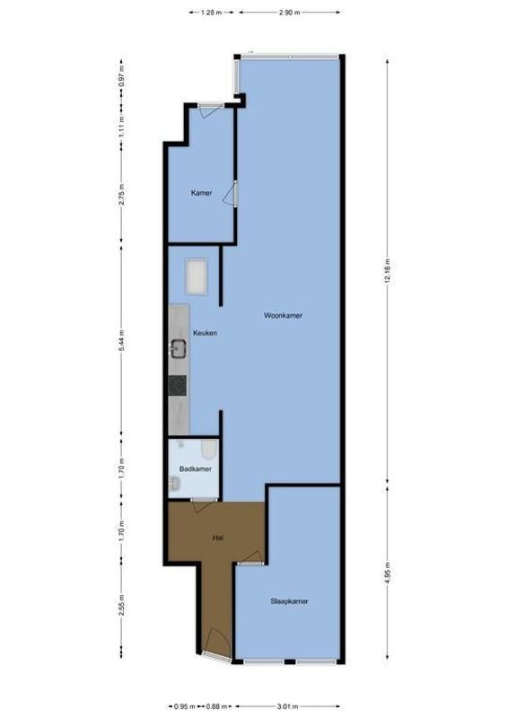 Bilderdijkstraat 7 Floorplan Blur 1