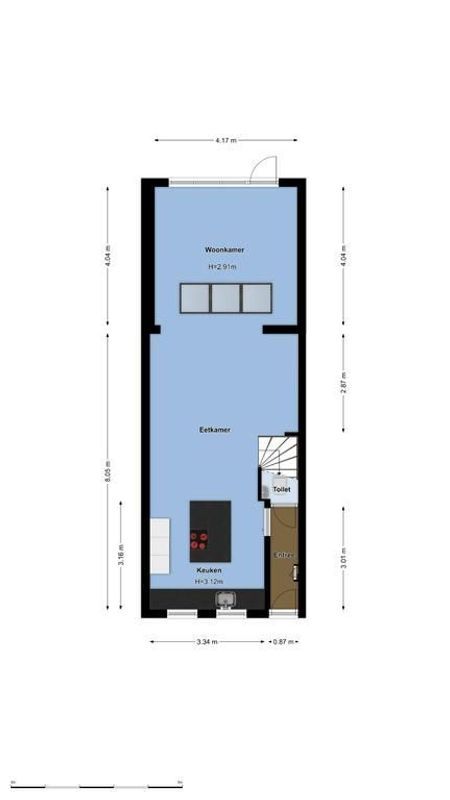 Griftstraat 26 Floorplan Blur 1