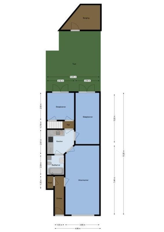 Zijldiepstraat 6 Floorplan Blur 2
