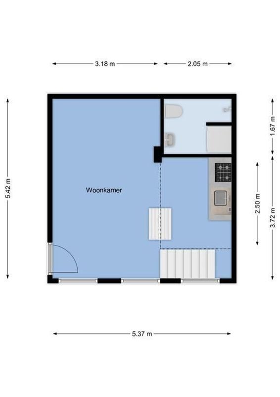 Zandhofsestraat 121-A Floorplan Blur 0