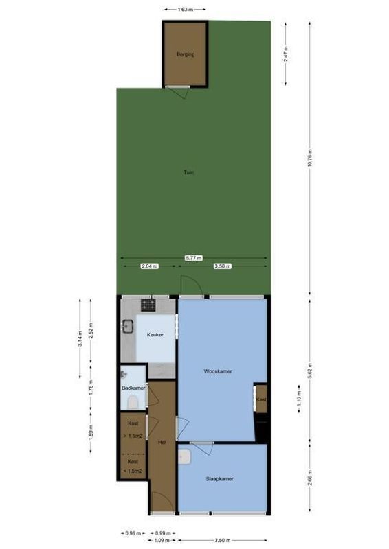 Bazuinhof 52 Floorplan Blur 1