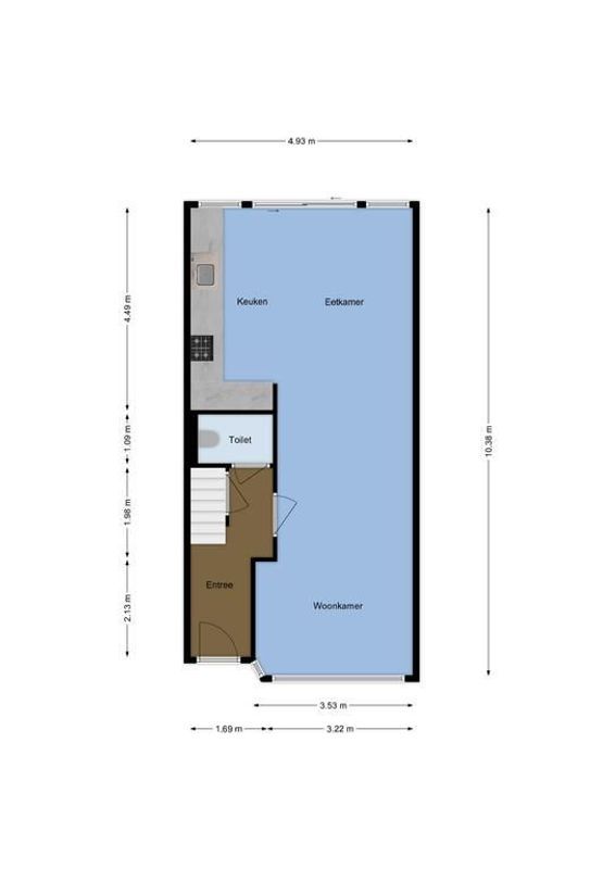Julianaweg 4-A Floorplan Blur 0