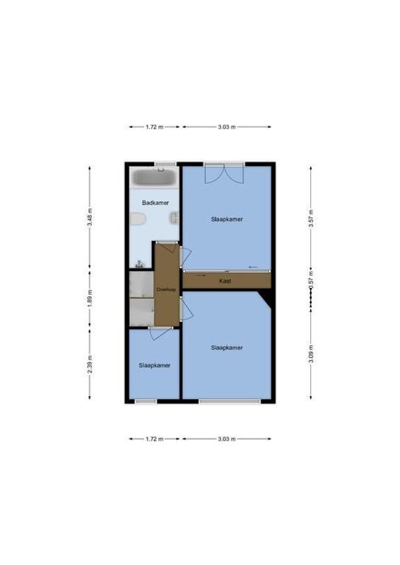 Julianaweg 4-A Floorplan Blur 2