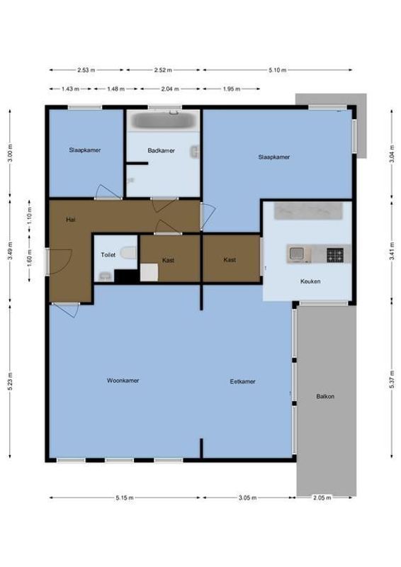 Rolderdiephof 144 Floorplan Blur 0