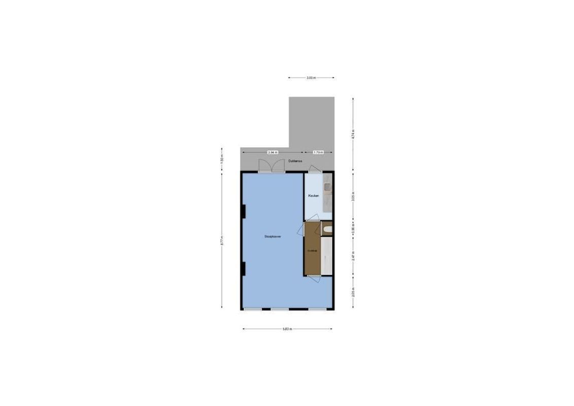 Staalstraat 34 Floorplan Blur 1