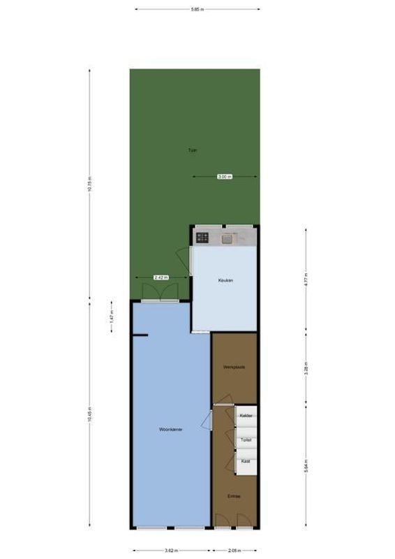 Staalstraat 34 Floorplan Blur 3