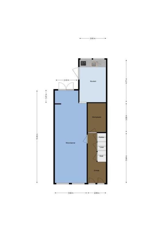 Staalstraat 34 Floorplan Blur 2