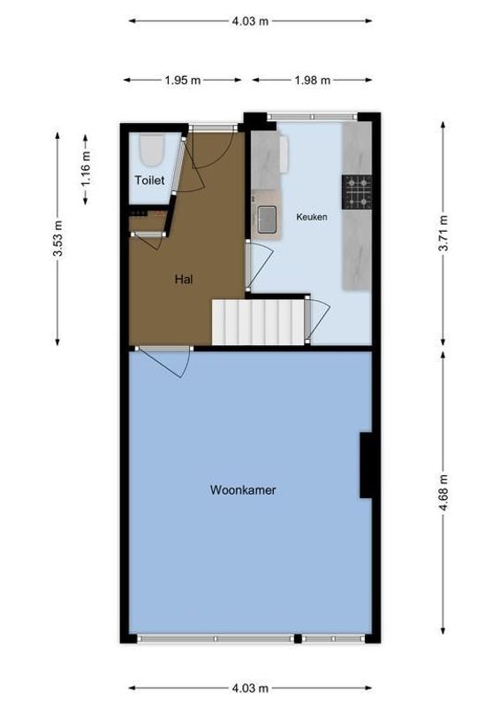 Barnsteenlaan 57-1 Floorplan Blur 2