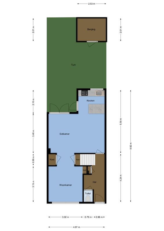 Barkasstraat 2 Floorplan Blur 1