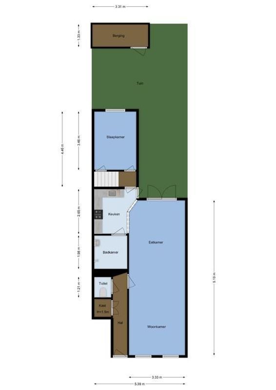 Zaagmolenkade 18 Floorplan Blur 0
