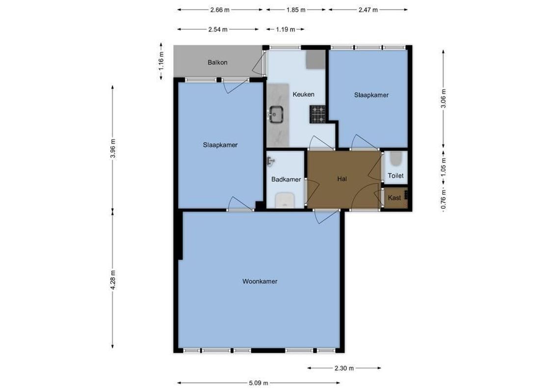 Enthofstraat 22-1 Floorplan Blur 0