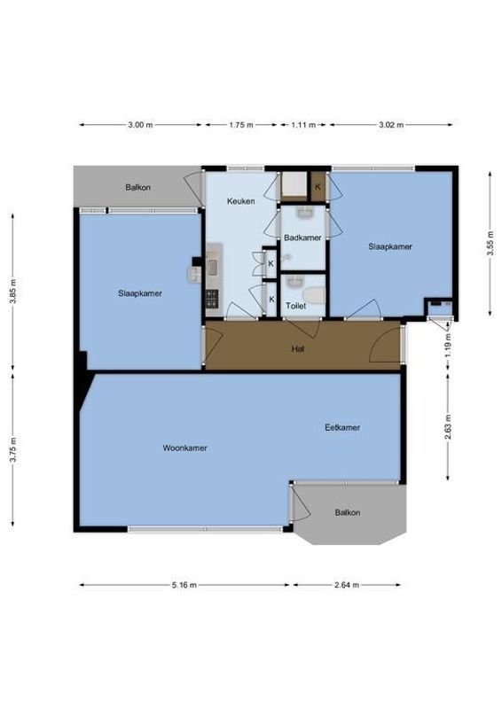 Everard Meysterweg 57-C Floorplan Blur 0