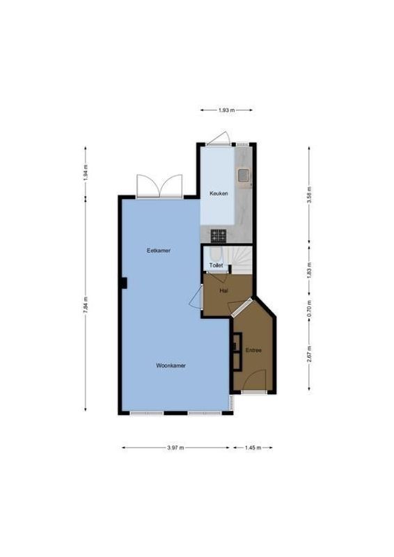 Keukenstraat 21 Floorplan Blur 0
