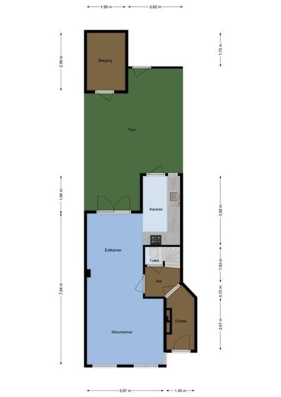 Keukenstraat 21 Floorplan Blur 1