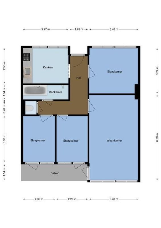 Van Vollenhovenlaan 22 Floorplan Blur 0