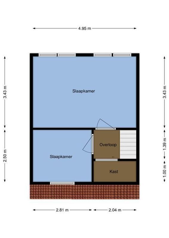 Vaartscherijnstraat 1 Floorplan Blur 2