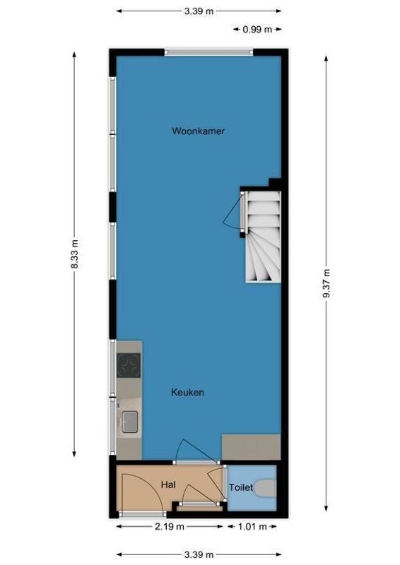 Vleutenseweg 460-A Floorplan Blur 0